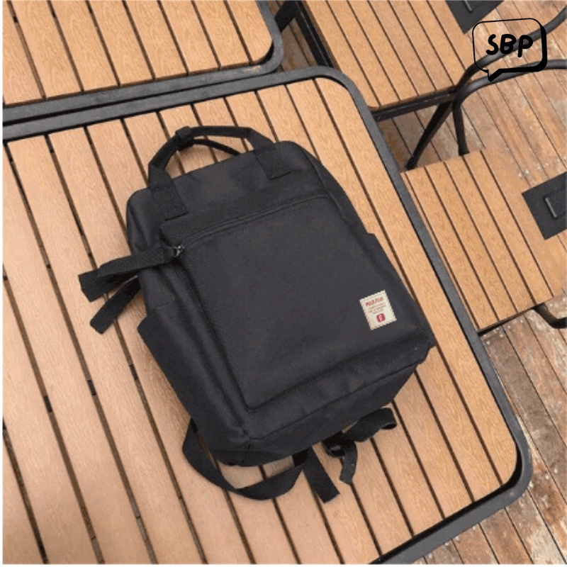 COD  Tas Ransel Sekolah SD SMP SMA Polos Backpack Fashion SBP