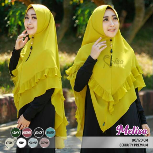 ORI 100% REAL PICT, NEW STYLE KHIMAR MELISA/ORI BERLABEL/JILBAB PLISKET/JILBAB BUTIK/KHIMAR CERUTTY