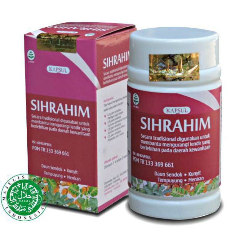 

BERSIH RAHIM / Sihrahim, obat untuk mengatasi masalah kewanitaan/Membersihkan Rahim/Aman,Halal, BPOM