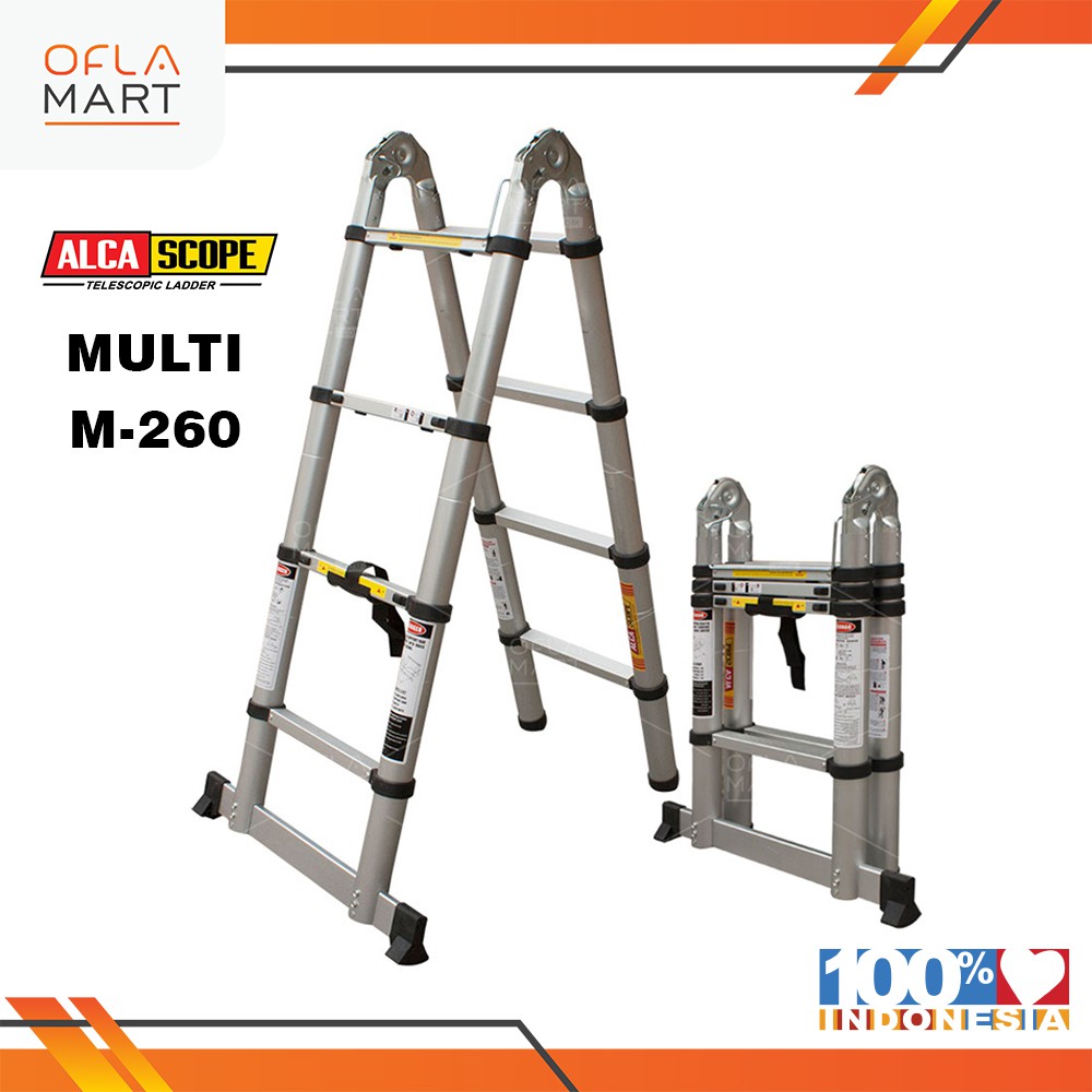 Tangga Telescopic Ladder-Alca Scope Multi 260(2,6M)