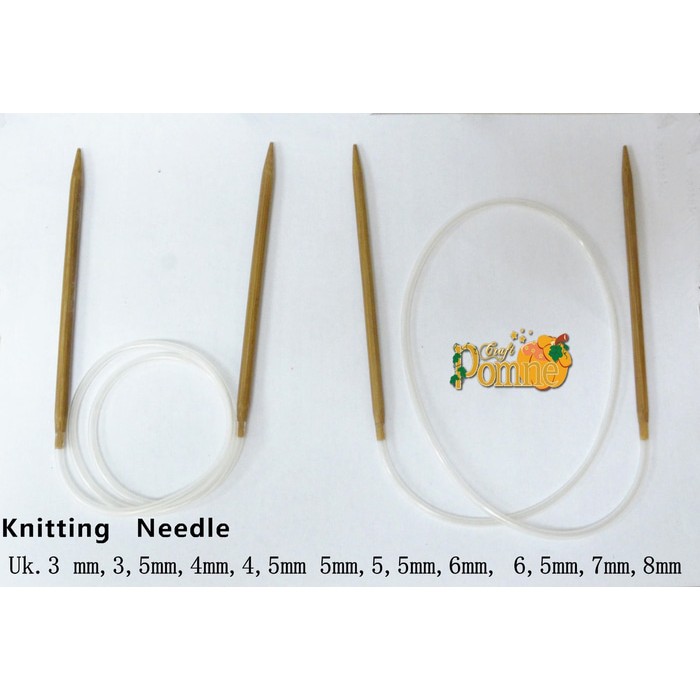 Circular Knitting Needle - Alat Merajut (Bambu)