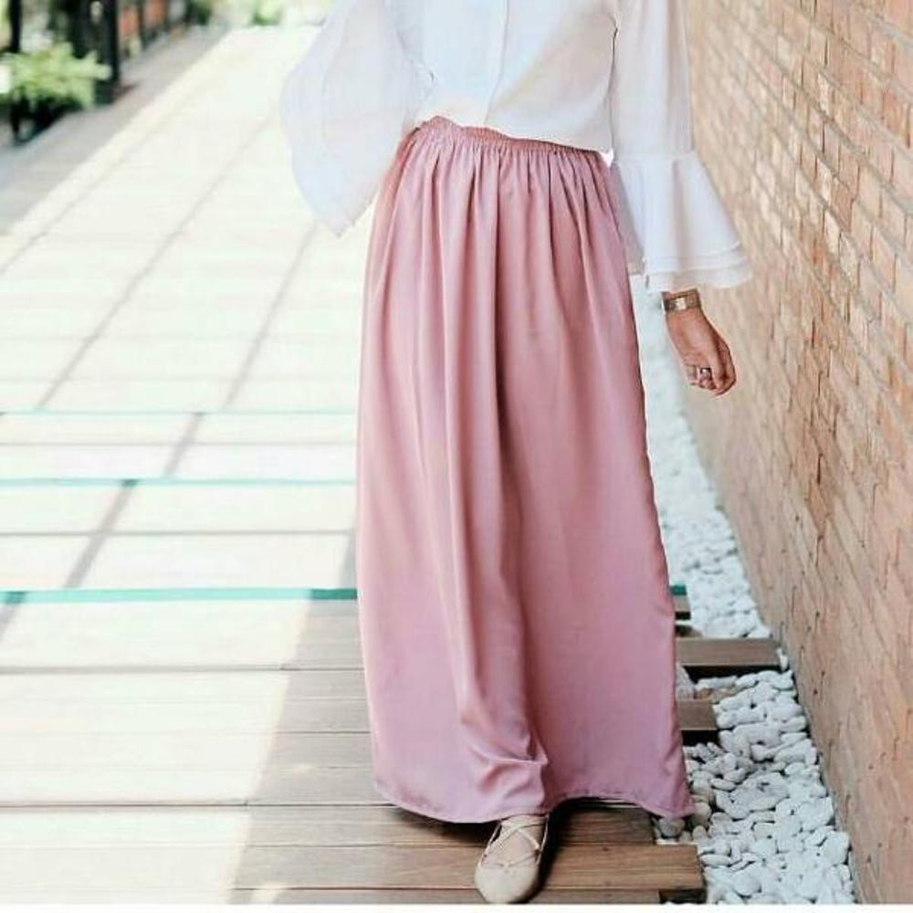 Rok Satin Panjang Premium / Candy Skirt by Swift Collections / Swift Collections