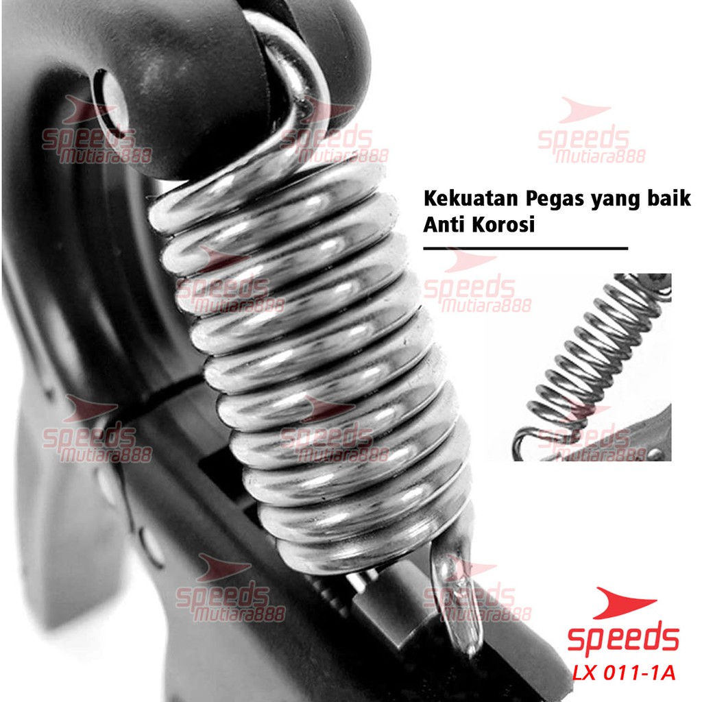 SPEEDS Handgrip Hand Grip Alat Bantu Fitness Otot Lengan Portable 5-60 kg LX 011-1-6
