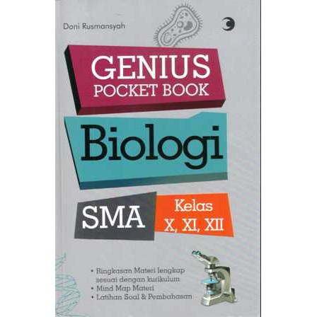 Caesar Media Pustaka - Genius Pocket Book Biologi SMA Kelas X XI XII