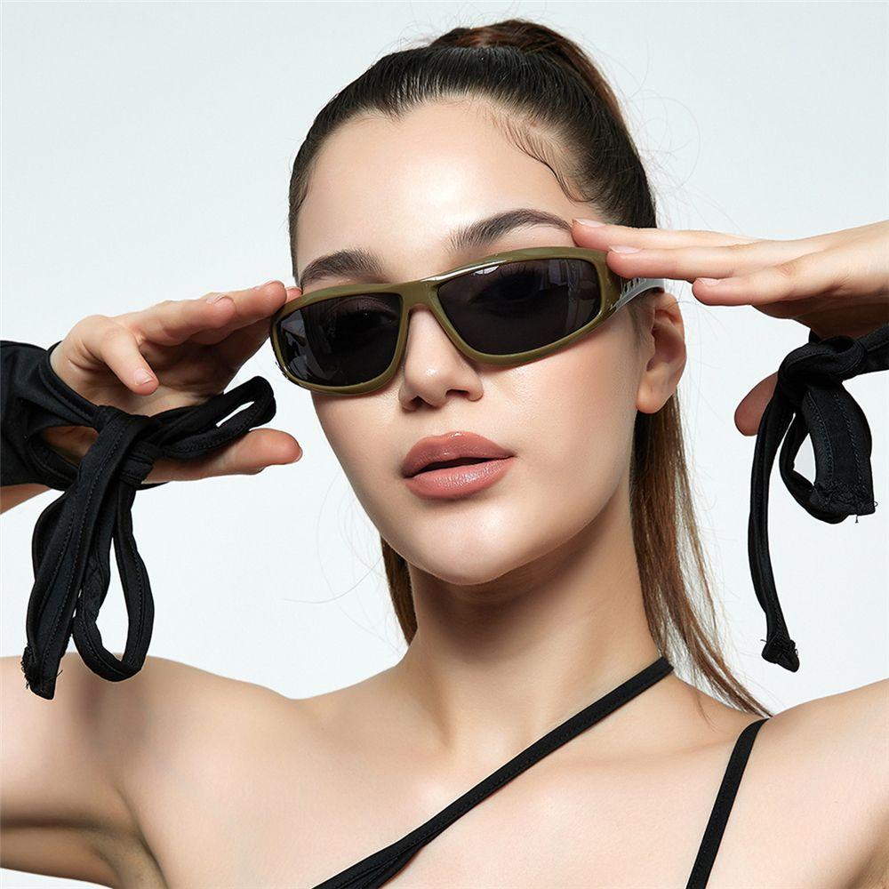 Lily Kacamata Olahraga Pria Wanita Mengemudi Memancing Y2K Sunglasses