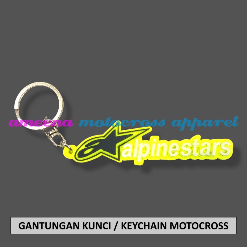 Gantungan Kunci Motocross - Keychain Trail MX - Gantungan Kunci Trabas - Keychain Enduro - Souvenir Trail - Keychain Souvenir  - AS009