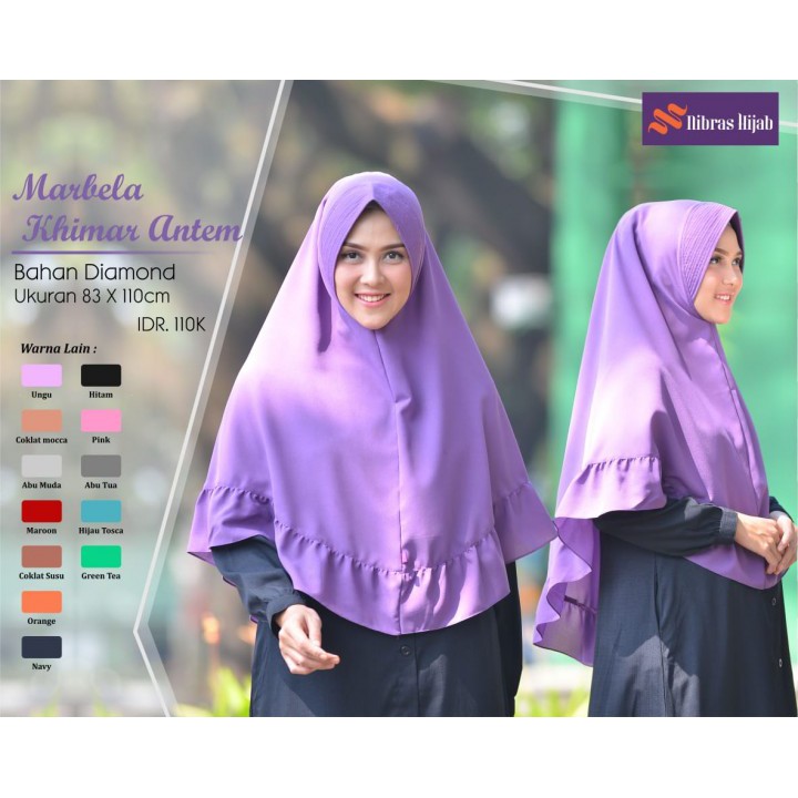 HIJAB MURAH, HIJAB SYAR'I, NIBRAS HIJAB MARBELA//