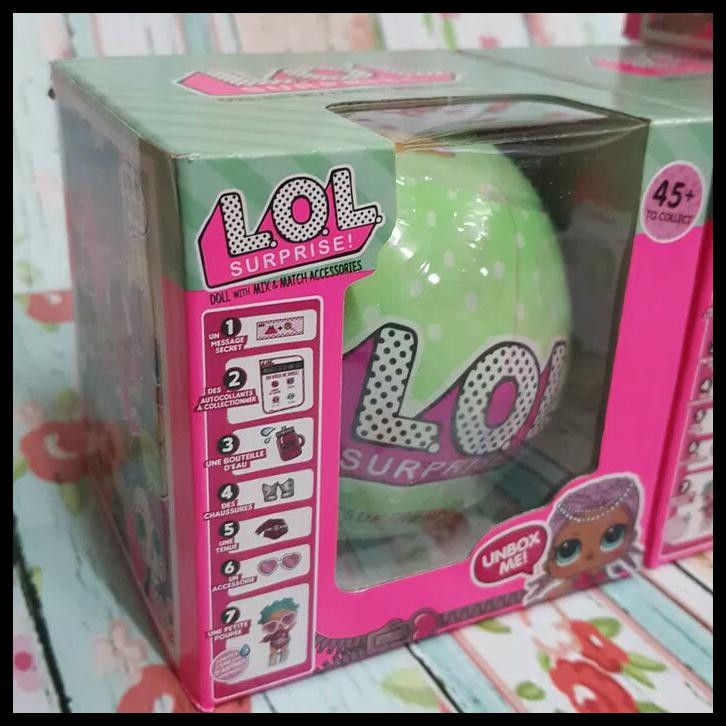 Mainan LOL surprise egg ball BESAR mainan kejutan telur boneka bola