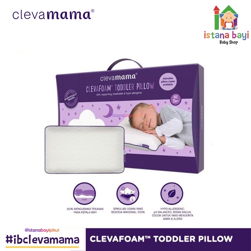 Clevamama Toddler Pillow - Bantal anak