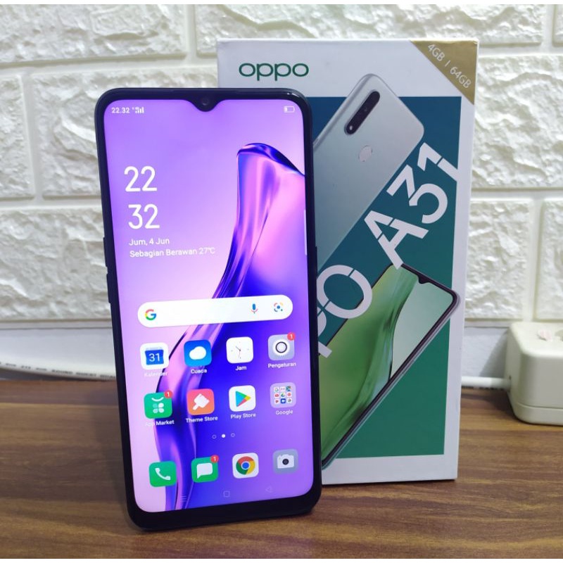 Oppo A31 Ram 4GB Rom 64GB second fullset