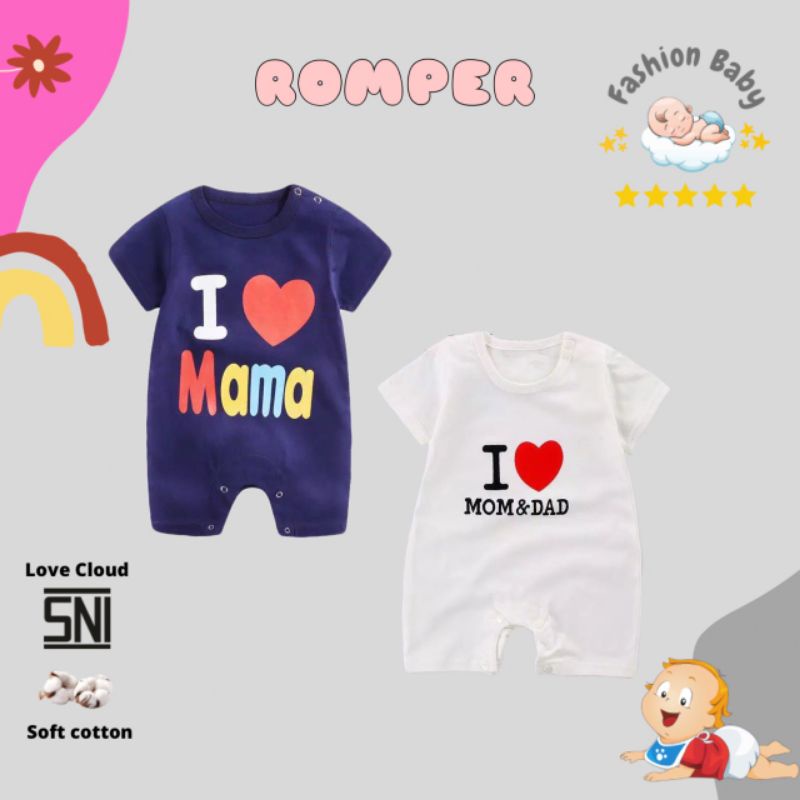 Romper FASHION BABY bahan Catton Soft