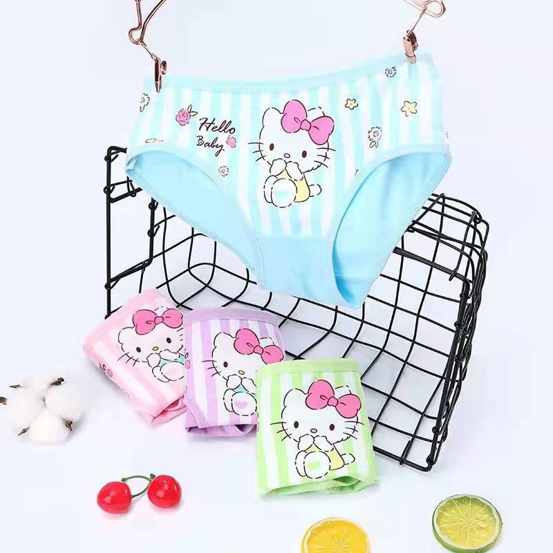 [COD]  Celana Dalam Anak Perempuan Segiitiga Motif Hello Kitty Bahan Katun - CD Anak Murah