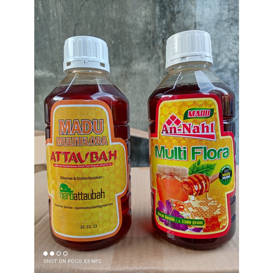 

MADU MULTIFLORA ASLI 1500 GRAM Madu Murni An-Hahl 1,5 KG MULTIFLORA MURNI