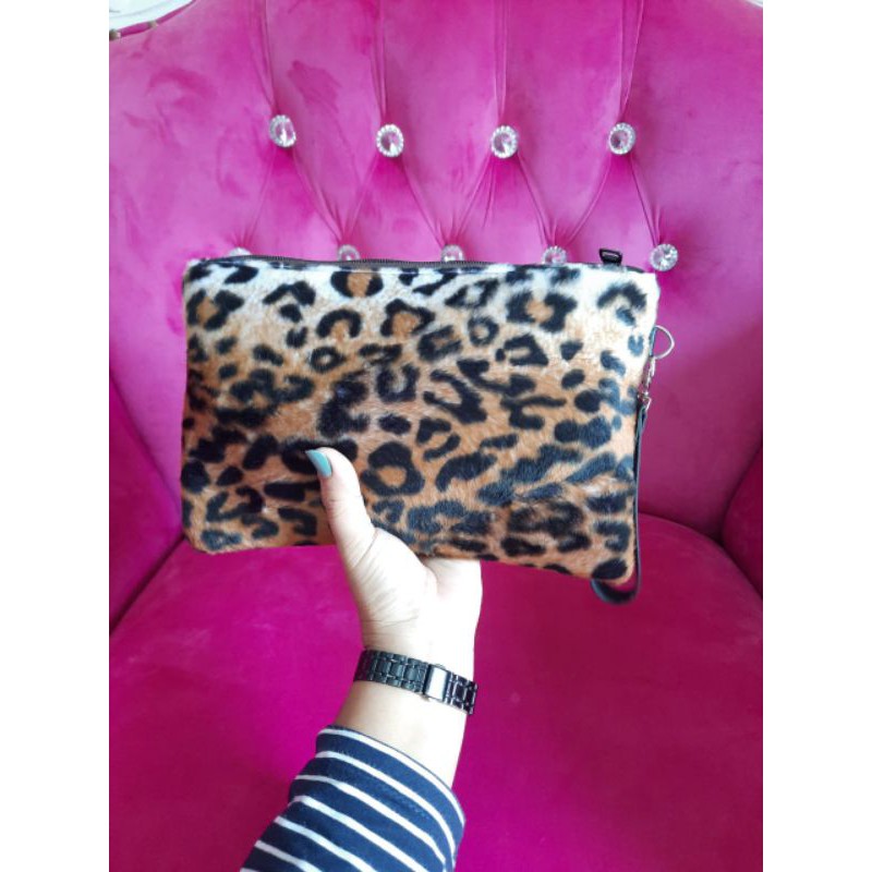 Grosir CLUTCH bludru leopard /CLUTCH macan /clutch wanita/dompet macan/dompet leopard/dompet macan kualitas bagus