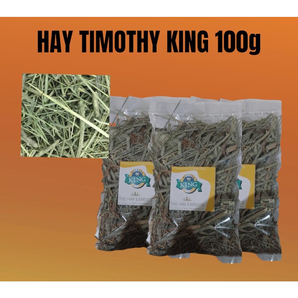 RUMPUT KELINCI TIMOTHY HAY KING ALFAFA 100 GR