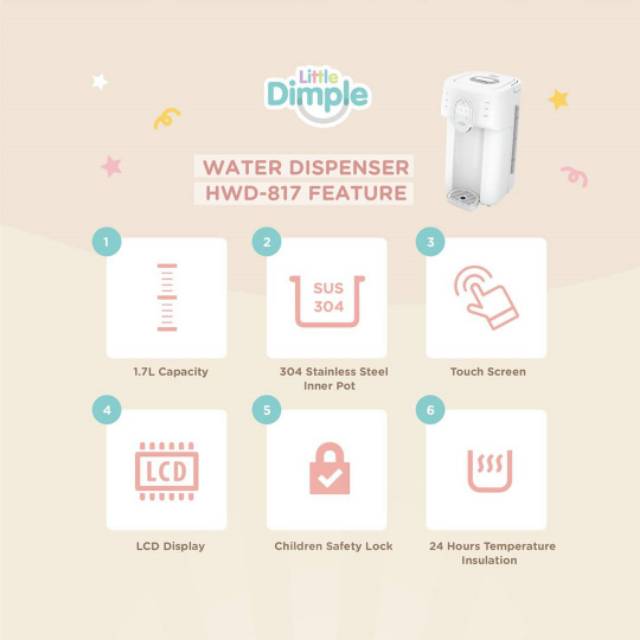 Little Dimple / Littledimple Water Dispenser / Pemanas Air