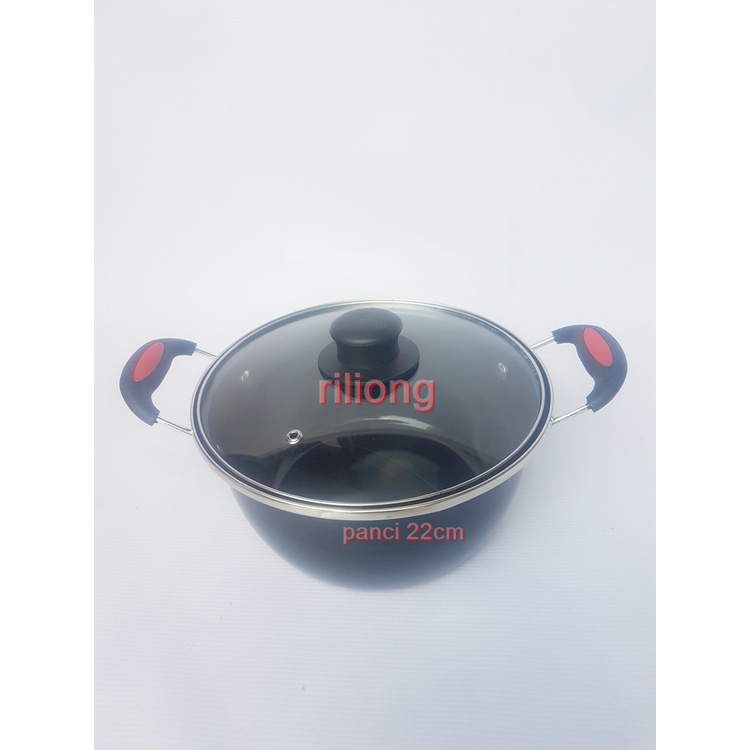 PANCI LAPIS ENAMEL WARNA HITAM UKURAN 22 CM MERK GSF