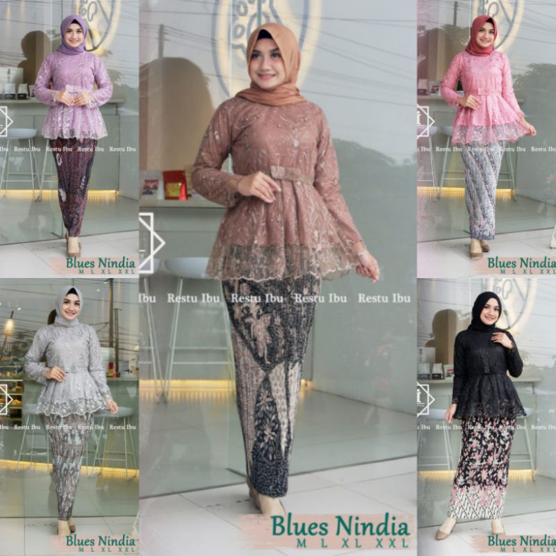 KEBAYA ORIGINAL//KEBAYA MODERN//KEBAYA BLOUSE NINDIA//By Restu Ibu