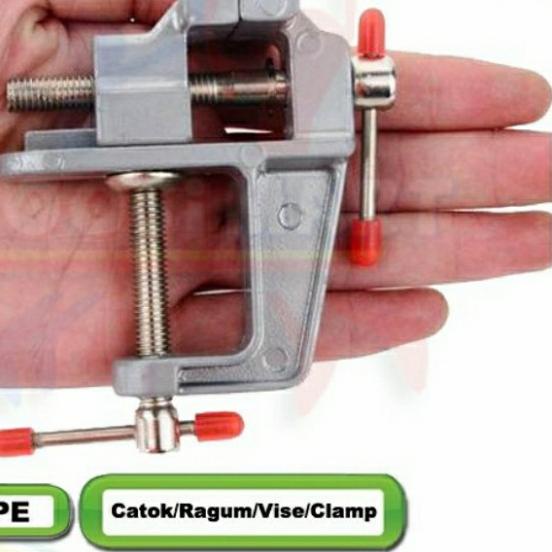◙ ragum mini clamp meja,ragum kecil - RAGUM 2 HITAM ✤