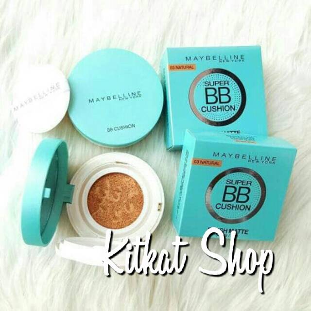 Maybeline BB Cushion + Foundation - Bedak Maybeline Basah BB Cushion