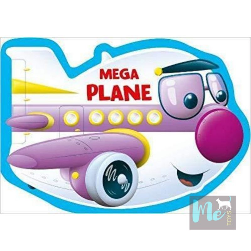 Die-Cut Shapes Vehicles : Mega Plane - Board Book