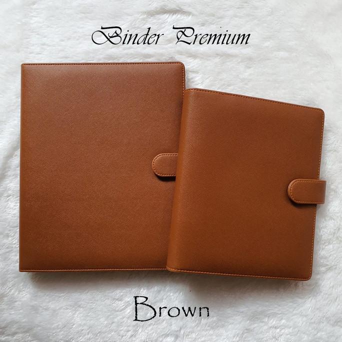 

Office & Stationery | Document Organizer | Binder Polos Premium Brown A5 Dan B5 | Best Seller