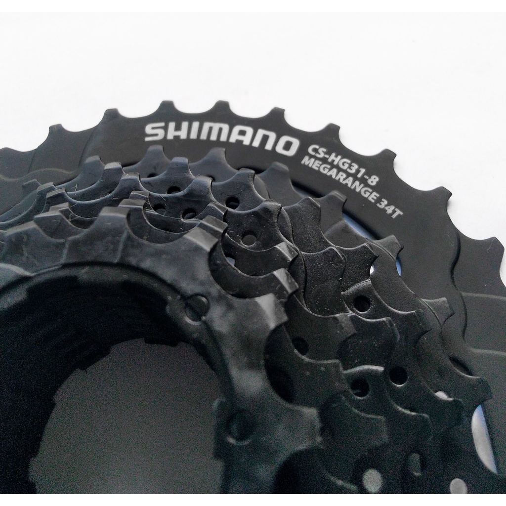 Sprocket Cassette Shimano 8 Speed 11-34T HG41 Sprocket Sepeda Gunung