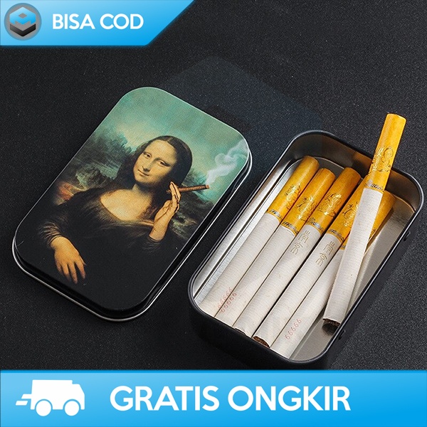 KOTAK BUNGKUS ROKOK ELEGAN METAL MODEL KARAKTER BY OPHONE TS04 MURAH