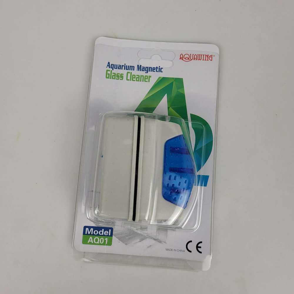 TD-REN AQUAWING Sikat Kaca Magnetic Floating Brush Glass Aquarium - AQ01