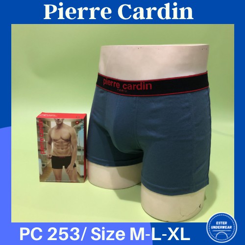 Celana Boxer Pria Pierre Cardin  PC 253 ISI 2 PCS Bahan Katun