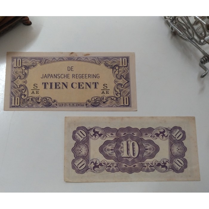 Uang Kuno jepang 10 cent