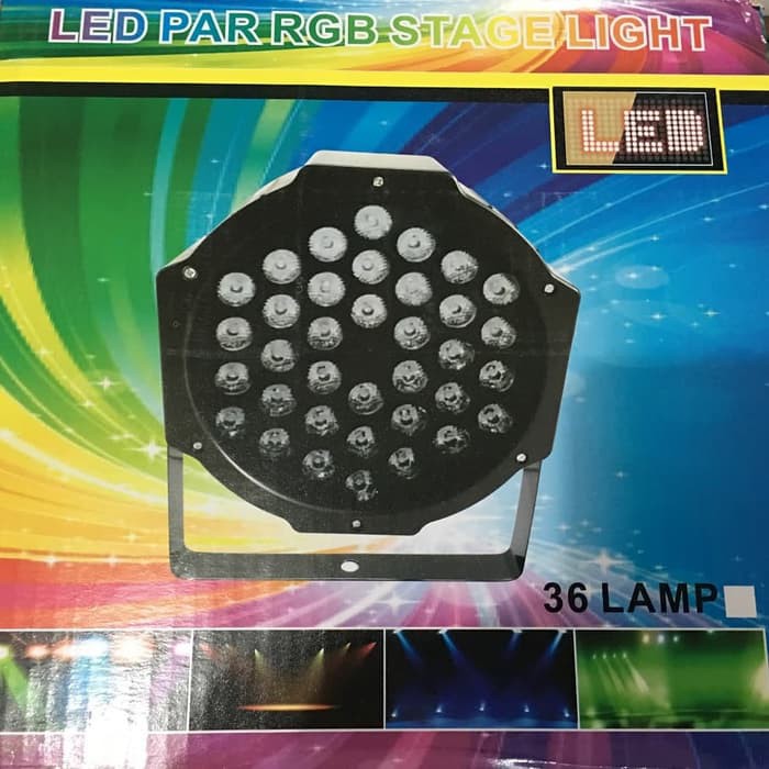 LED PAR RGB Stage Light Lampu Panggung Sorot Warna Warni