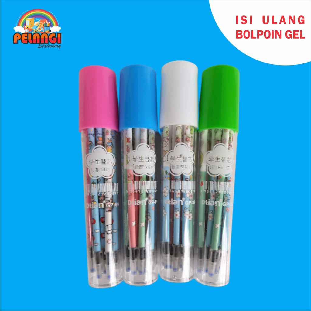 

Isi Bolpoin gel isi 12/pcs