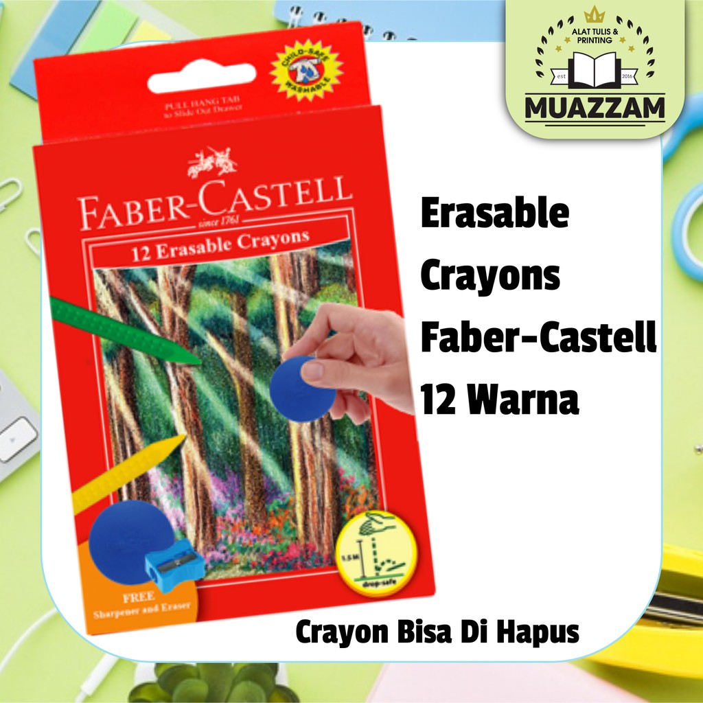 

Faber-Castell Crayon Hapus 12 Warna