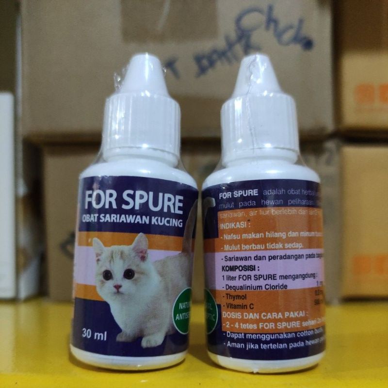 For spure forspure obat sariawan kucing 30ml