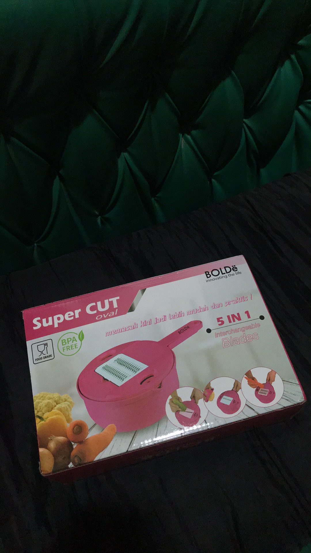 Bolde Super Cut Oval - Pemotong Kentang Sayuran - Alat Potong Pengiris Sayur Chopper Slicer Dicer