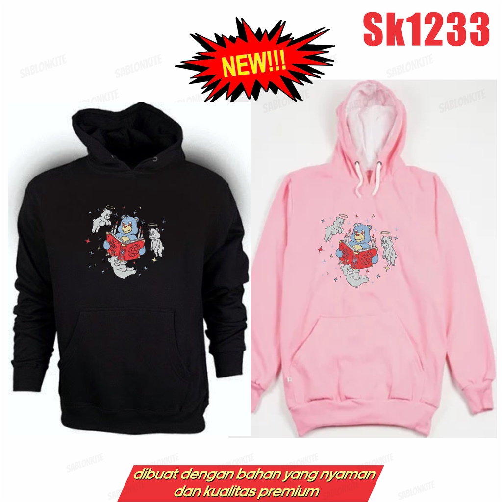 MURAH!!! HOODIE SWEATER  HEESUNG BEAR 3 SK1233 UNISEX KPOP