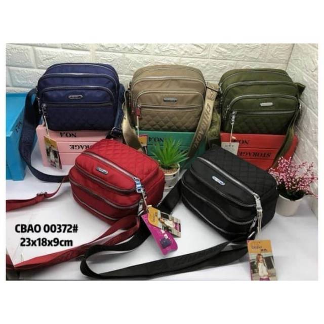 CB0372 tas selempang wanita chibao bordir