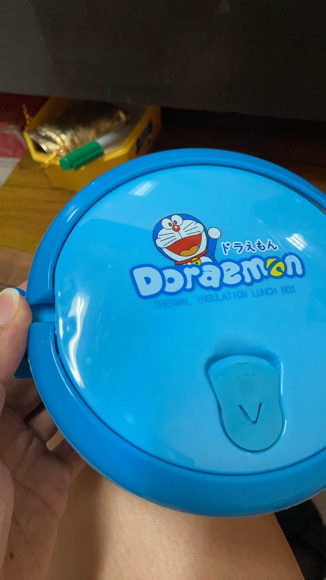 Rantang 1 Susun Karakter/ Rantang Bulat Stainless Steel / Lunch Box Karakter Kartun Bento Box Brunch