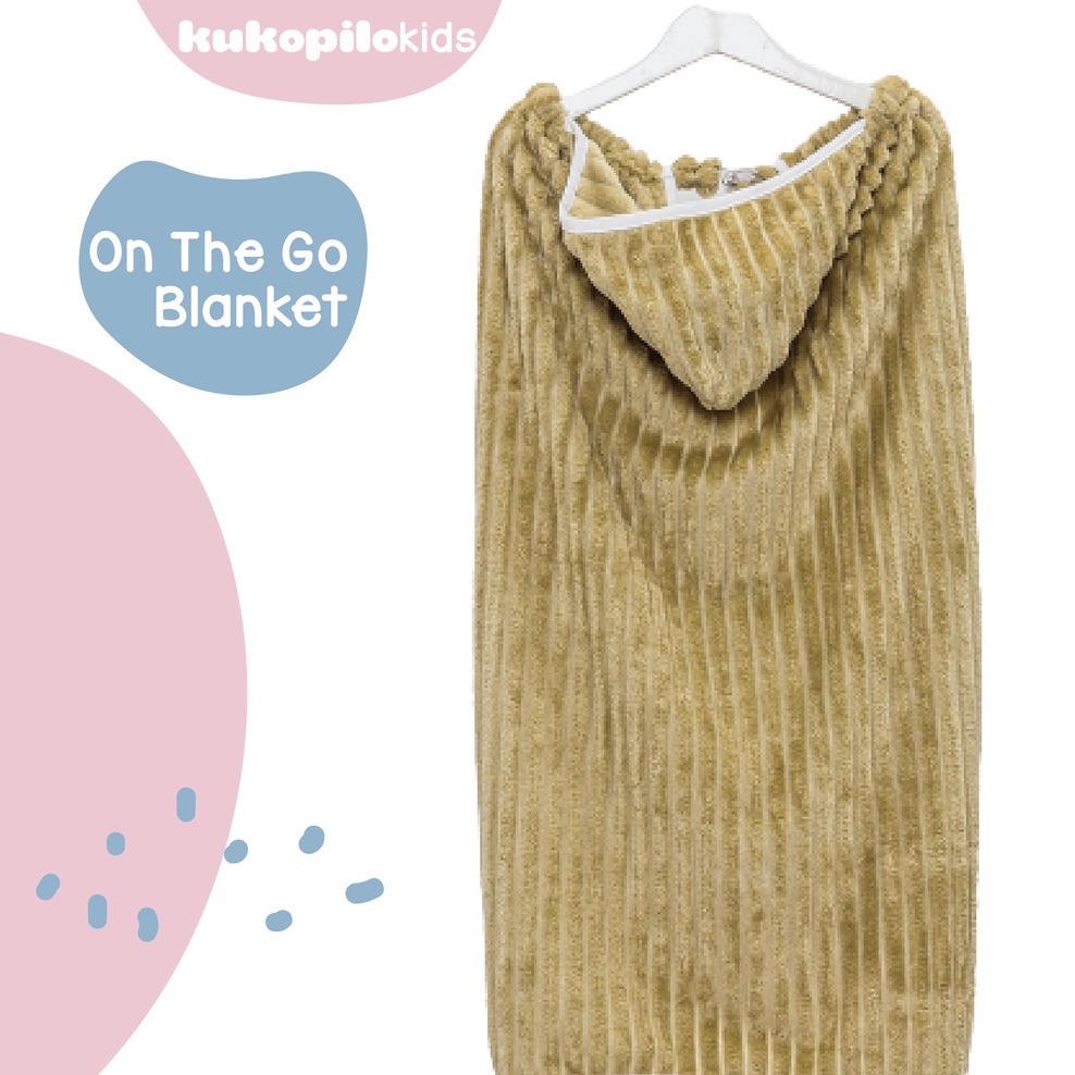 Selimut Bayi Topi On The Go Blanket Whisper Bisa Custom Nama Untuk Kado Bayi Perlengkapan Bayi Baru Lahir Kukopilokids