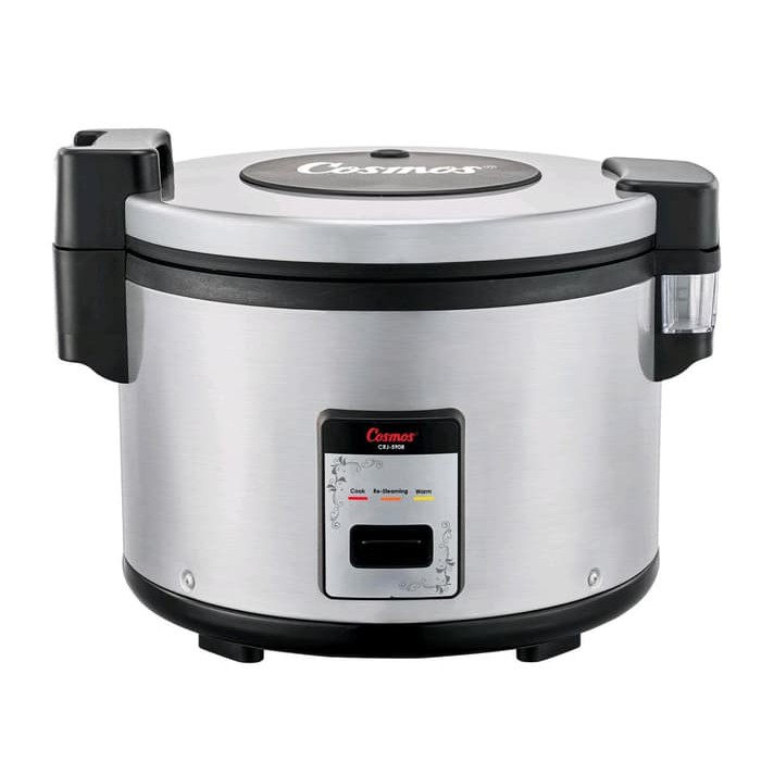 Cosmos CRJ-5908. Rice Cooker 14Liter. Body Stainless. Baru&amp;Bergaransi