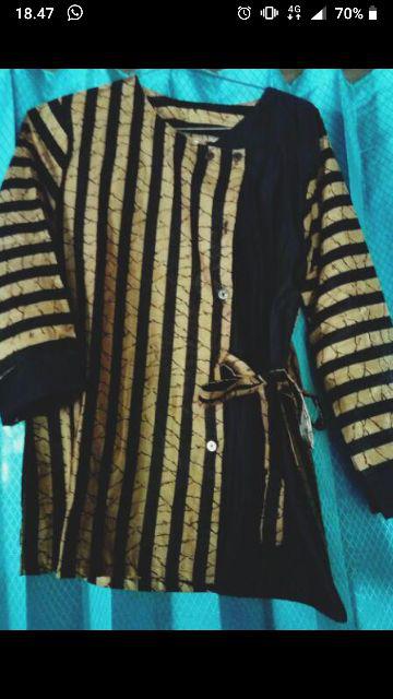 Blouse Kantor Batik Atasan Cewek Seragam