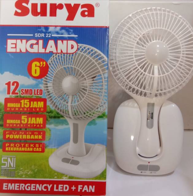 Kipas Angin surya&quot;(ENGLAND)/kipas + lampu surya/Kipas Angin lampu  Emergency