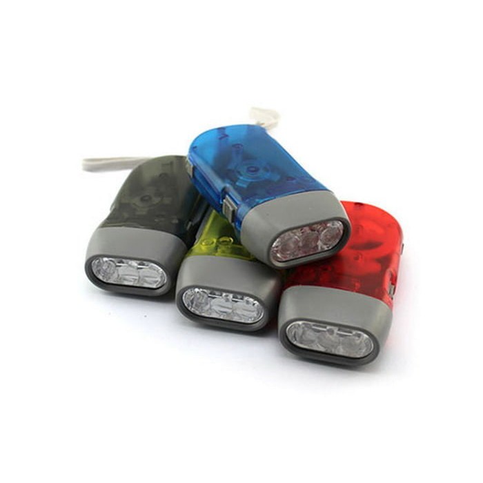 Senter Tangan Pompa Tanpa Baterai Lampu Penerangan Darurat Led — 9
