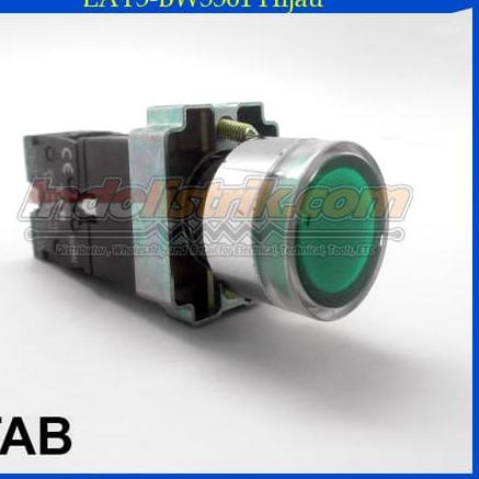 ⅍ Illuminated Push Button TAB LAY5-BW3361 Hijau ✳