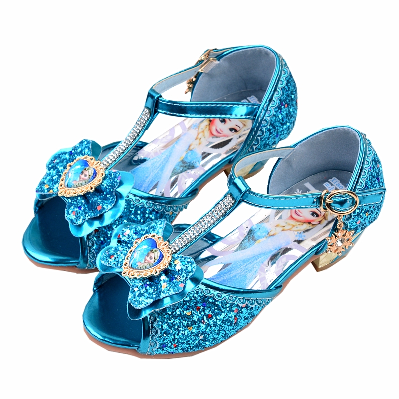 Musim panas gadis baru bertumit tinggi sandal Frozen Musim panas gadis baru bertumit tinggi sandal Frozen