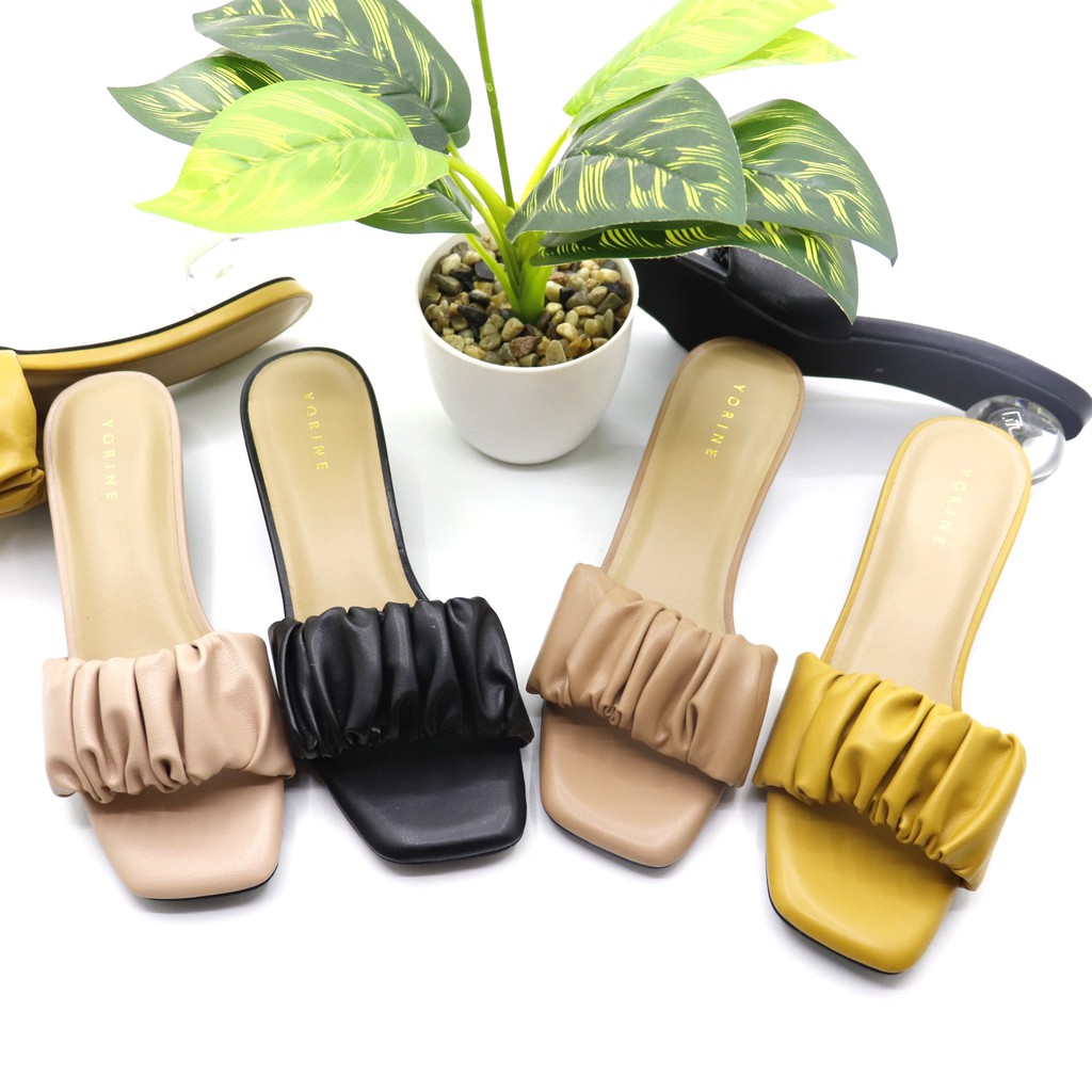 SBM STORE │MANUKA Sandal Heel Kaca