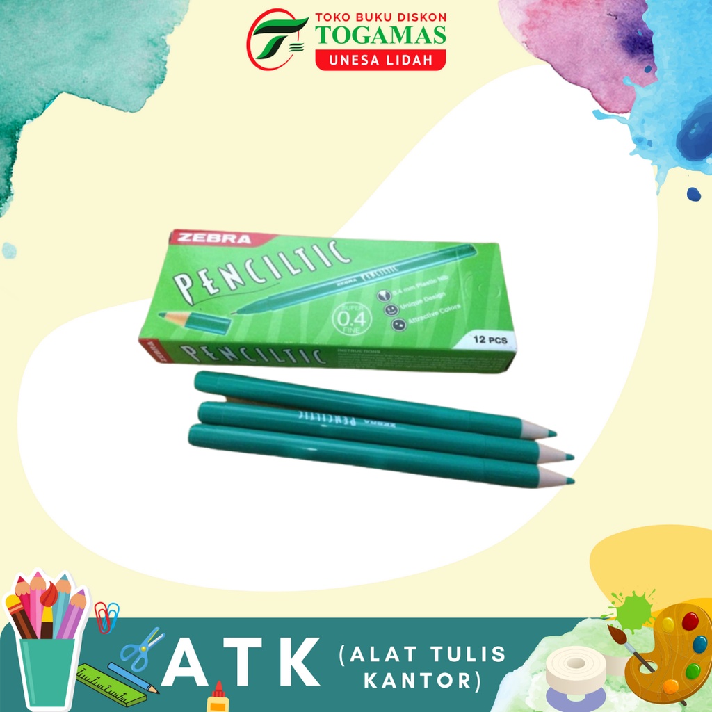 

BALLPEN PENCILTIC 0.4 ZEBRA GREEN