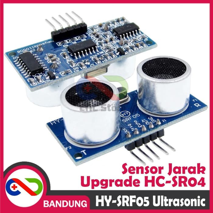 HY-SRF05 ULTRASONIC DISTANCE MEASURING SENSOR JARAK UPGRADE HC-SR04