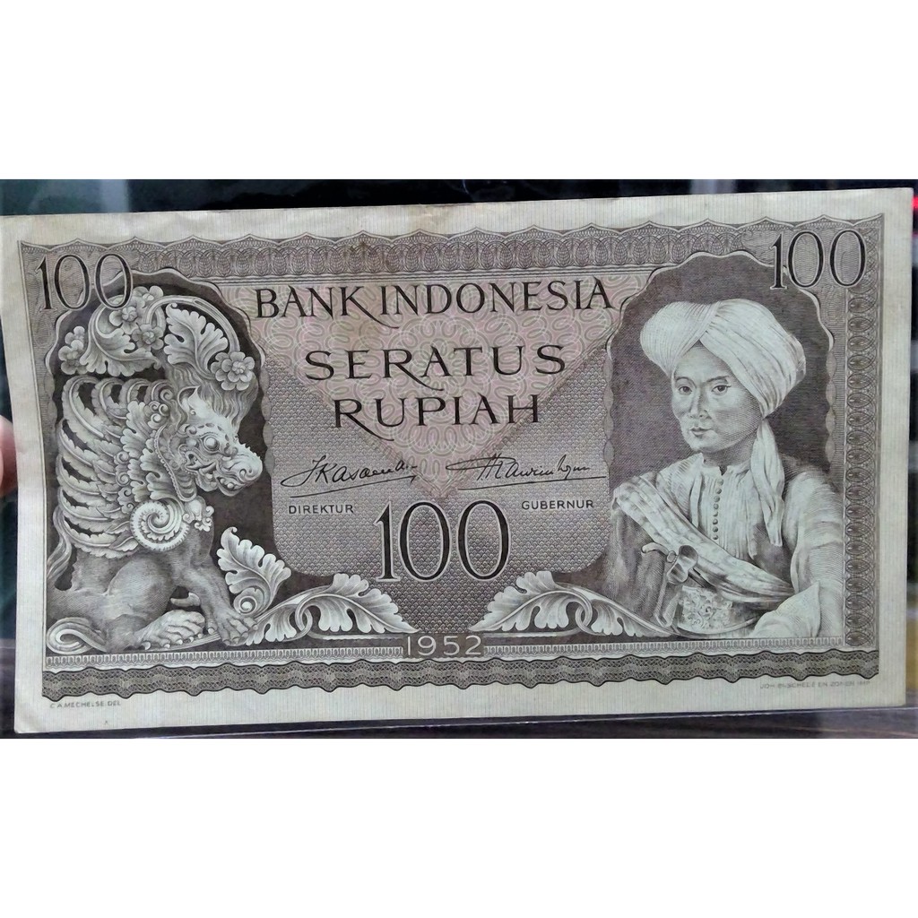 

Uang Kuno 100 Rupiah Serie Budaya Tahun 1952 AUNC